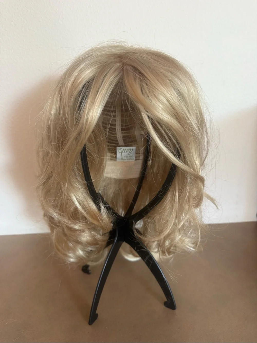 Envy Curly Blonde Short Wig by (unspecified) - Light Blonde